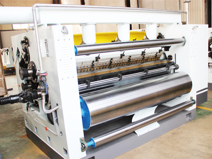 高速單面瓦楞機，真空單面瓦楞機，紙箱機械瓦楞機